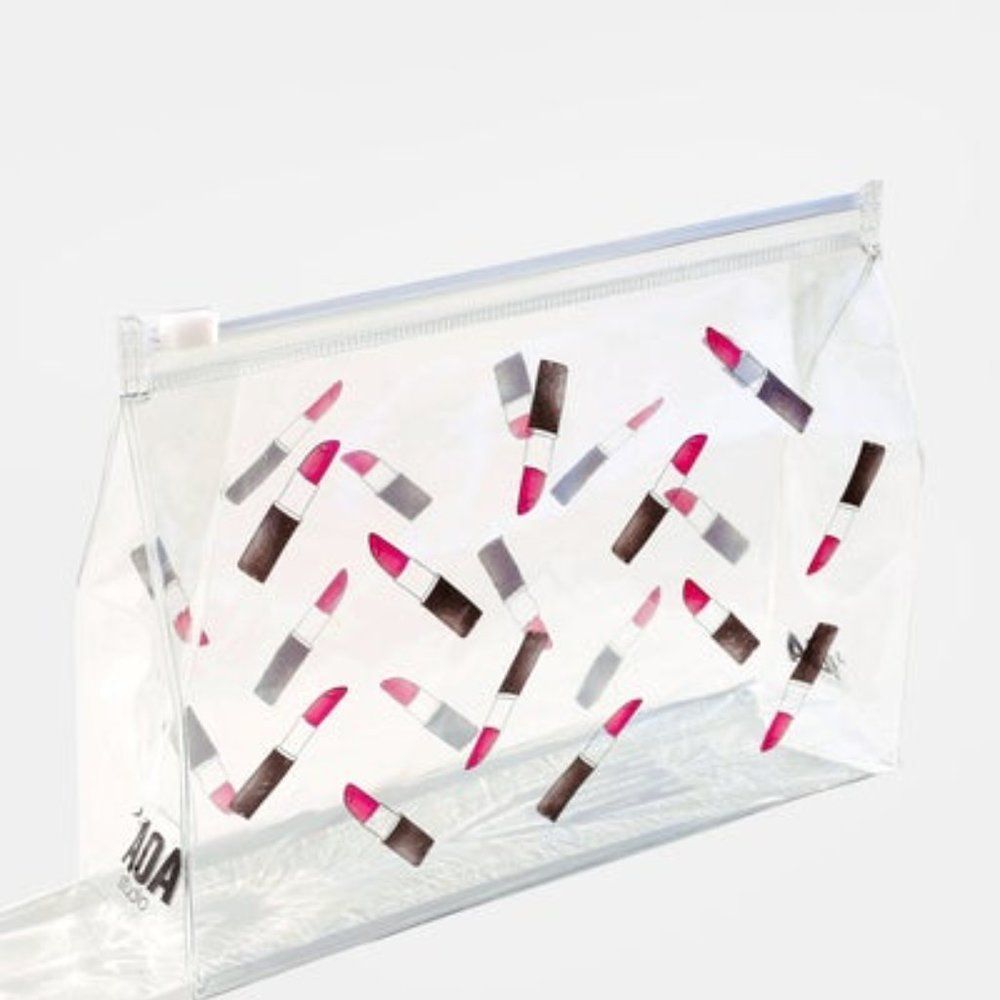 Clear Makeup Pouch - Lipstick Junkie